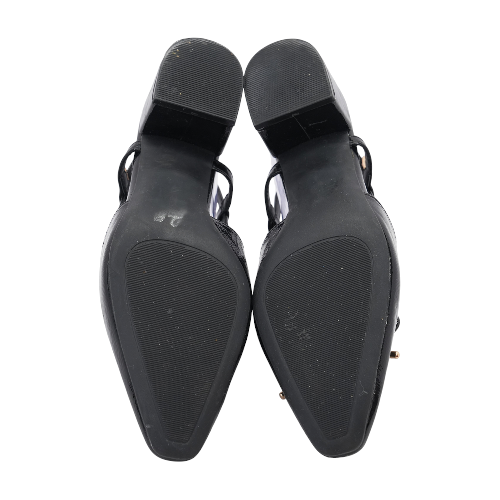 Black Block Heels