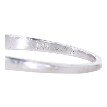 3/8 ct 14K White Gold Diamond Engagement Ring