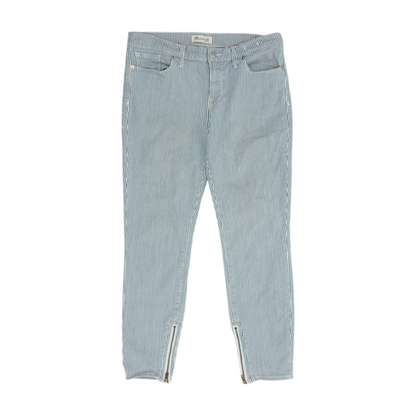 Blue Striped Regular Pants