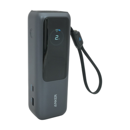 25K 165W Power Bank With Built-in and Retractable Cables