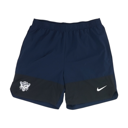 Navy BYU Cougars Color Block Active Shorts