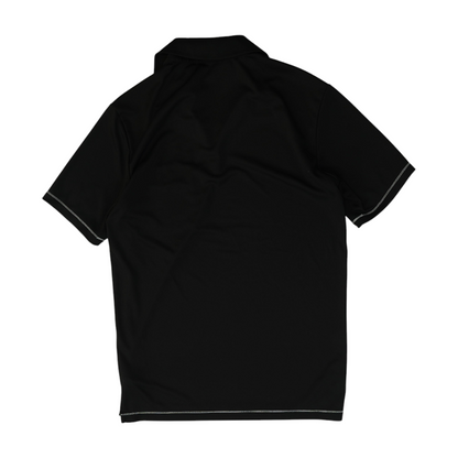 Charcoal Solid Short Sleeve Polo