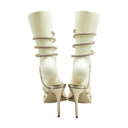 Gold Stiletto Heels