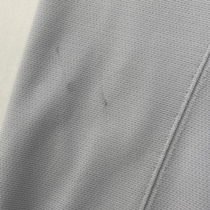 Gray Striped 1/4 Zip Pullover