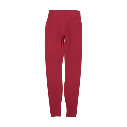Burgundy Active Leggings