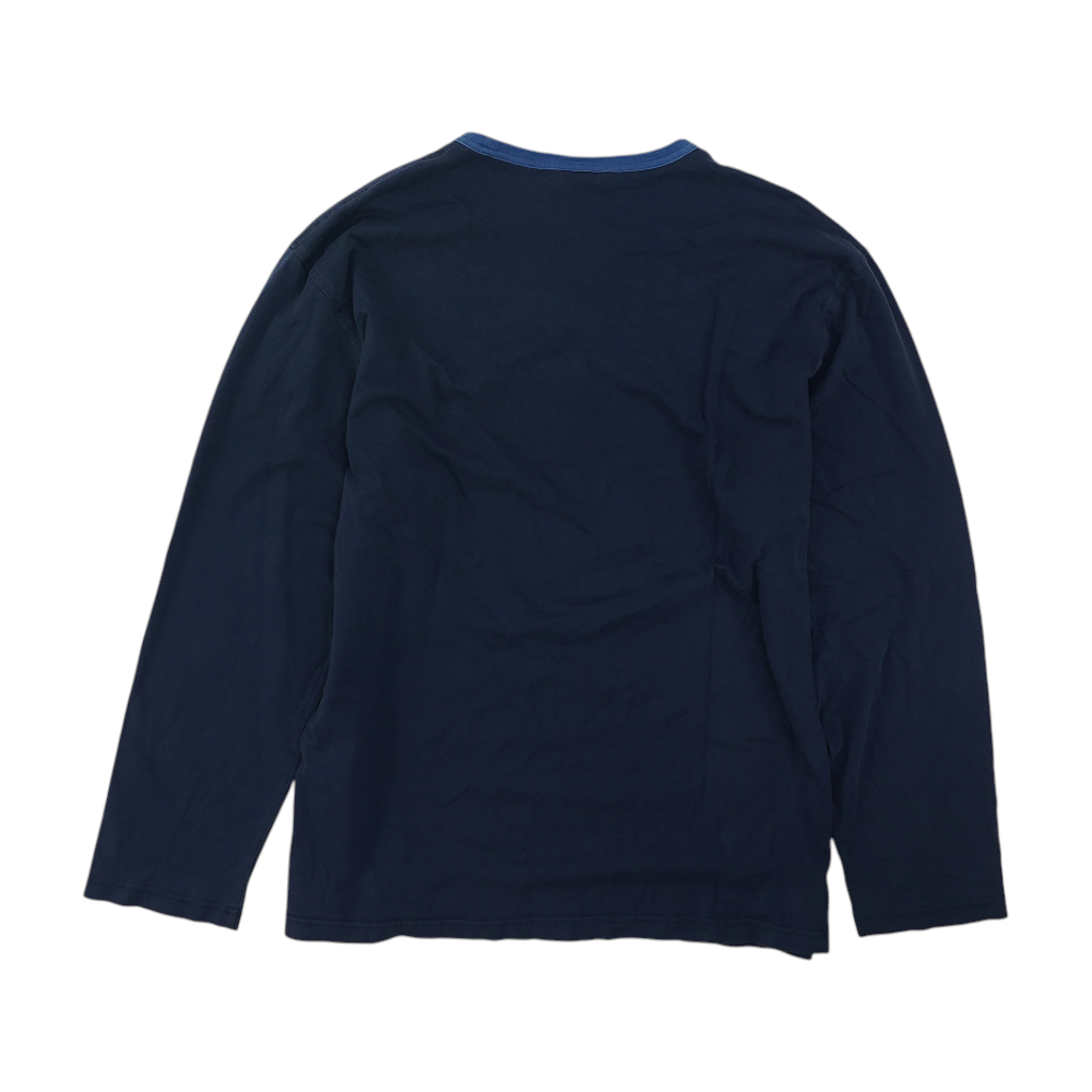 Blue Solid T-Shirt
