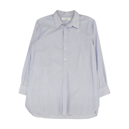 Blue Striped Long Sleeve Button Down