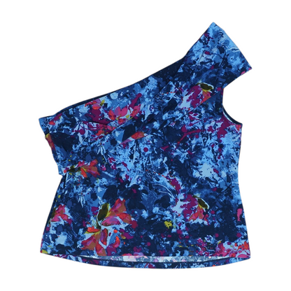 Blue Abstract Blouse