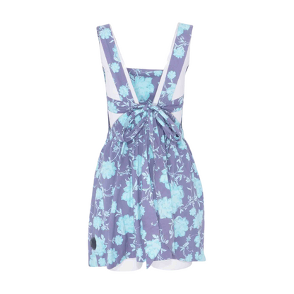Blue Floral Mini Dress