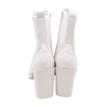 Beige Ankle Boots