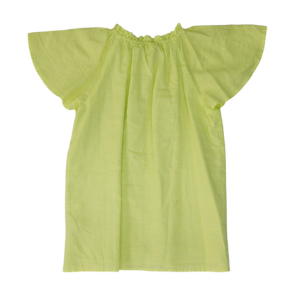 Neon Yellow Blouse