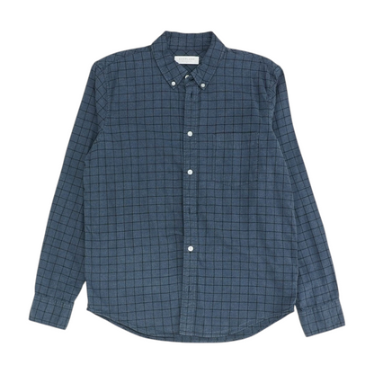 Blue Check Long Sleeve Button Down