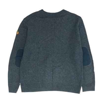 Gray Solid Pullover Sweater