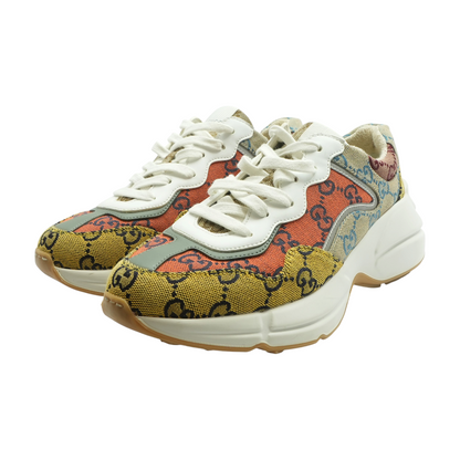 Rhyton Sneaker in GG Multi Orange
