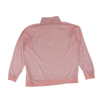 Red Abstract Long Sleeve Polo