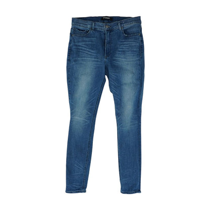 Blue High Rise Skinny Leg Jeans