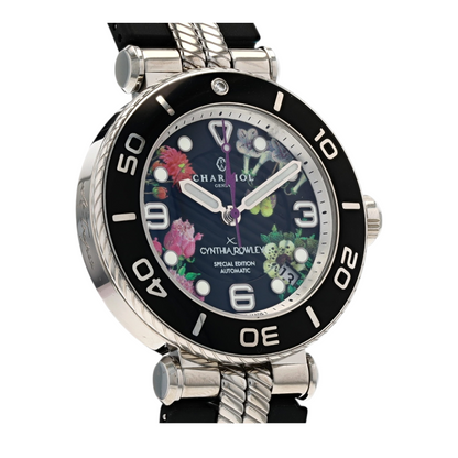 X Cynthia Rowley Collection Navigator Surf Stainless Steel Watch