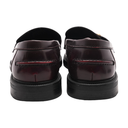 Red Slip-On Dress Shoes