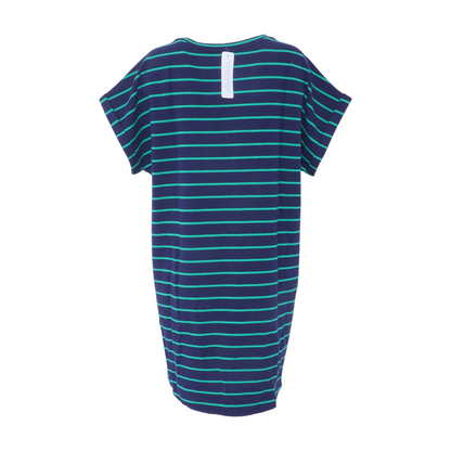 Navy Plus Striped Mini Dress