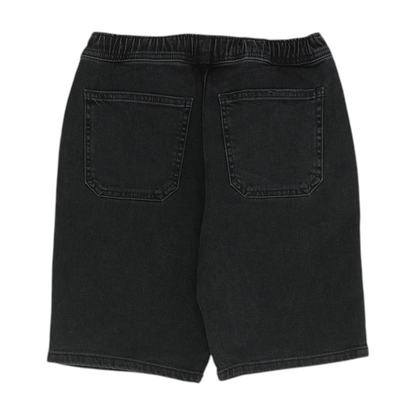 Black Denim Shorts