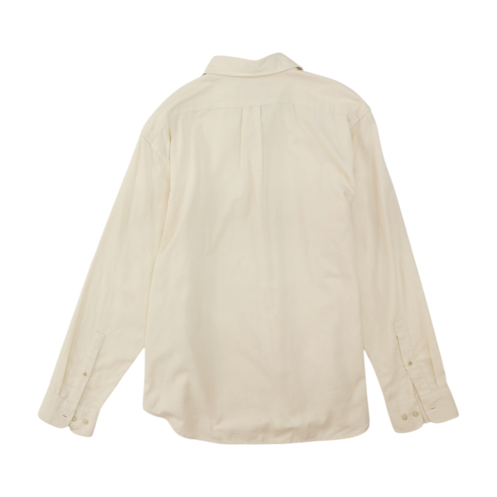 Banana Republic Cream Solid Long Sleeve Button Down – Image 2