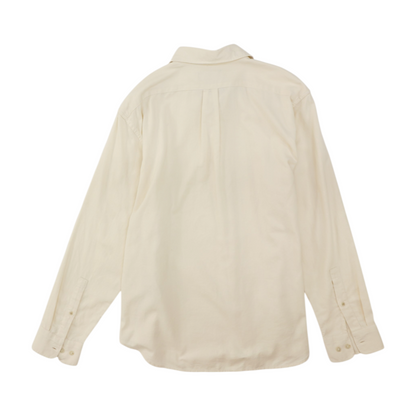 Banana Republic Cream Solid Long Sleeve Button Down – Image 2