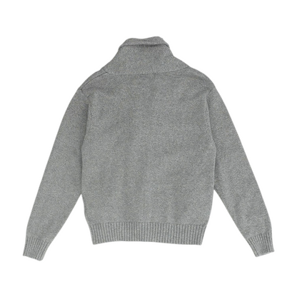 Gray Cardigan Sweater