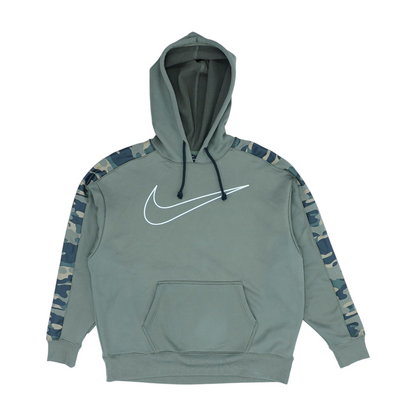 Olive Solid Hoodie Pullover