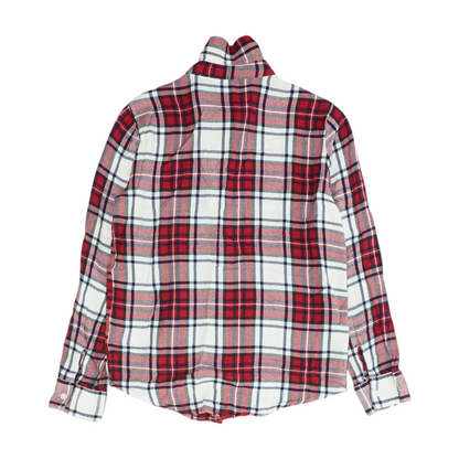 Red Plaid Flannel Button Down