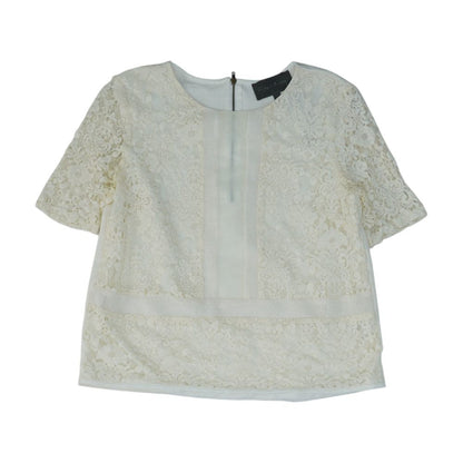 Ivory Floral Blouse