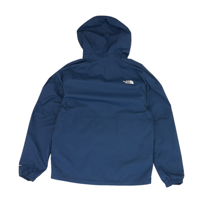 Blue Solid Rain Jacket