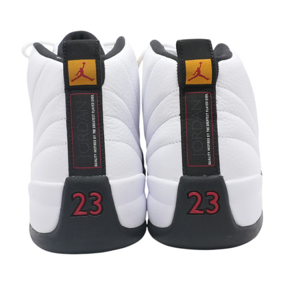 Air Jordan 12 Retro Taxi High-Top Athletic Shoes