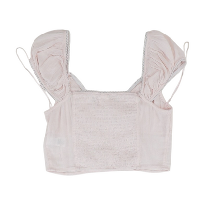Pink Cropped Blouse