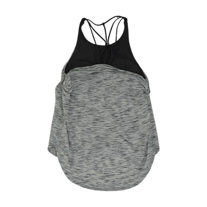 Gray Print Active T-Shirt
