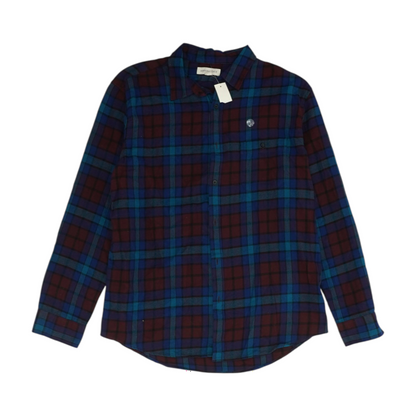 Blue Check Flannel Button Down