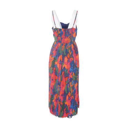 Multi Print Midi Dress