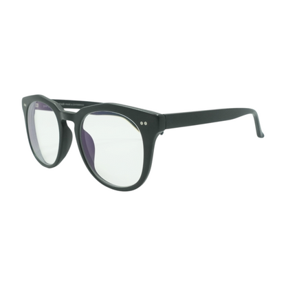 Black Weston Round Prescription Eyewear