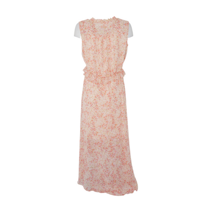 Pink Floral Maxi Dress