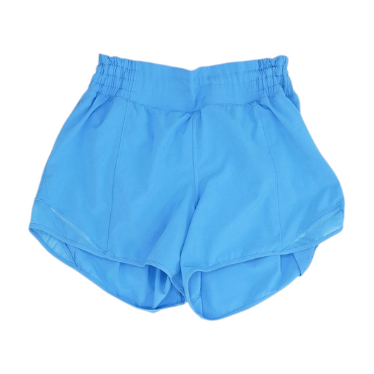 Blue Solid Active Shorts