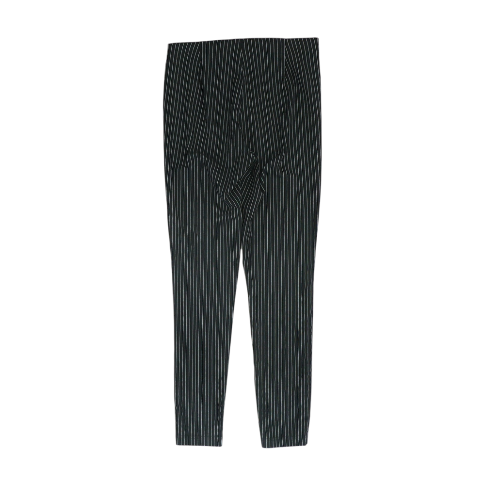 Black Striped Skinny Pants