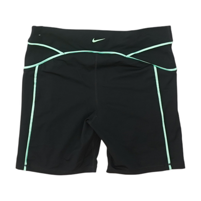 Black Solid Active Shorts