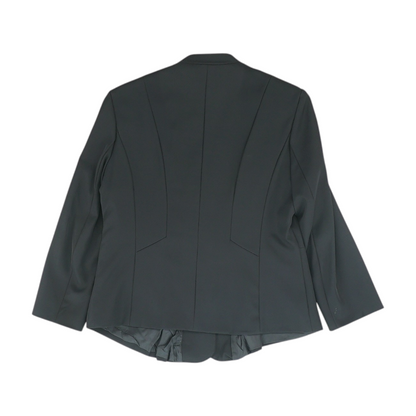 Black Solid Blazer