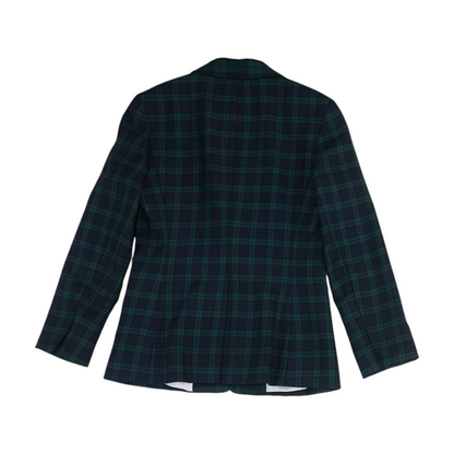 Navy Plaid Blazer