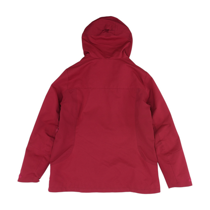 Red Solid Rain Jacket