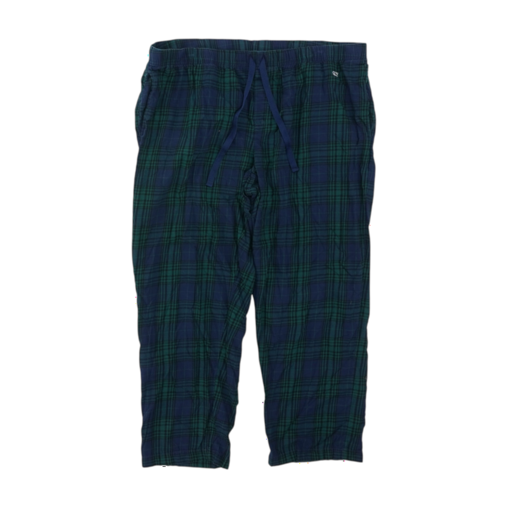 Navy Plaid Pajama Bottom