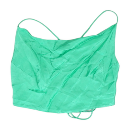 Green Cropped Blouse