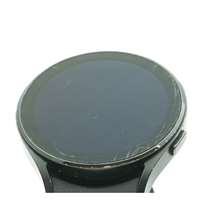 44mm Galaxy Watch4 Black Smartwatch Black Band Medium