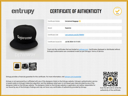 Black FW25 Bones Box Logo New Era 59Fifty Fitted Hat