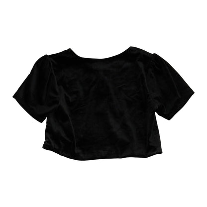 Black Solid Cardigan Sweater