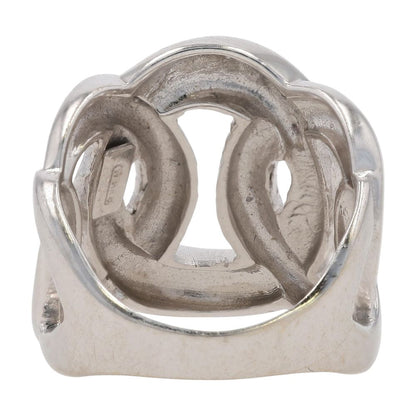 14K White Gold Link Cigar Band